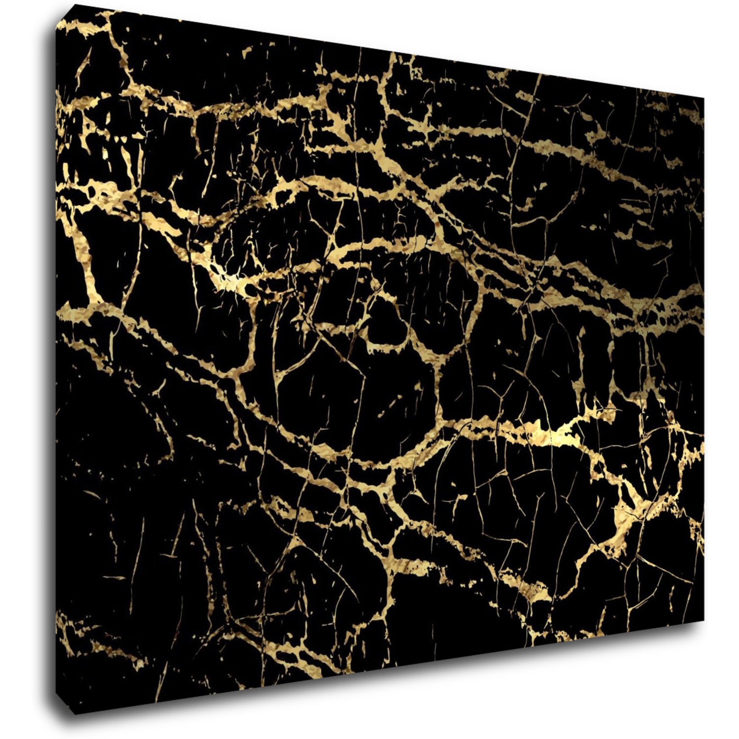 Bild Marble black and gold - 70 x 50 cm