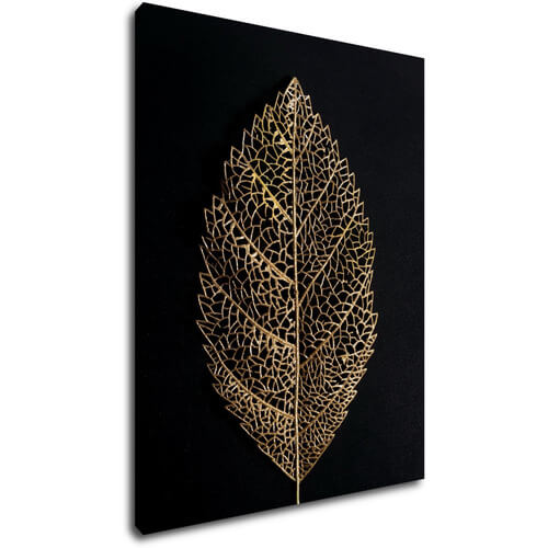 Bild Golden leaf - 70 x 90 cm