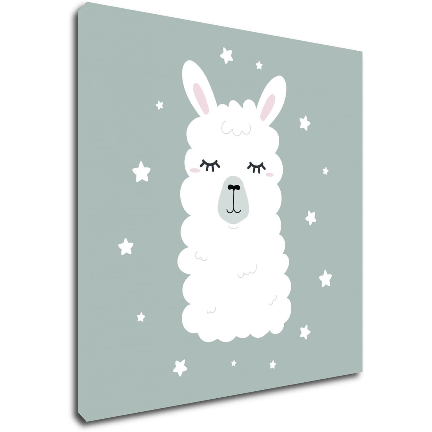 Bild Cute lama ilustration - 40 x 40 cm