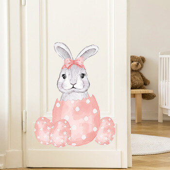 Wandaufkleber für das Kinderzimmer Bunny and egg