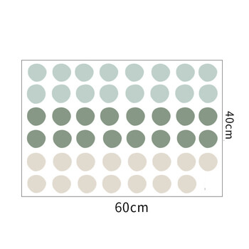 Wandaufkleber für das Kinderzimmer Green dots